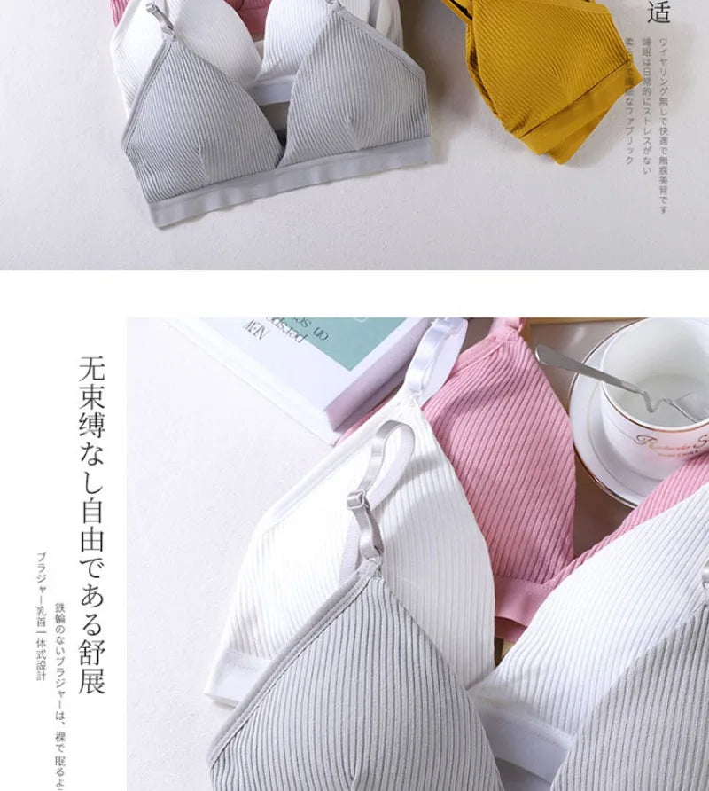 INTIMO SECRETS Women’s Triangle Cup Yoga Sports Bra – Adjustable Beauty Back Vest