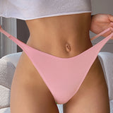 INTIMO SECRETS Women’s Seamless Thong – Sexy Bikini G-String Underwear XXL Plus Size