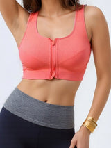 INTIMO SECRETS Women’s Deep U Sports Bra – Shockproof Yoga & Fitness Top