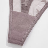 INTIMO SECRETS 2PCS Mesh Thongs – Transparent Seamless G-String Underwear for Women S-XL