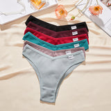 3PCS/Set Brazilian Underwear Women Panties Waffle Cotton Panties FINETOO Female Underwear Briefs Intimates Women Lingerie S-XL