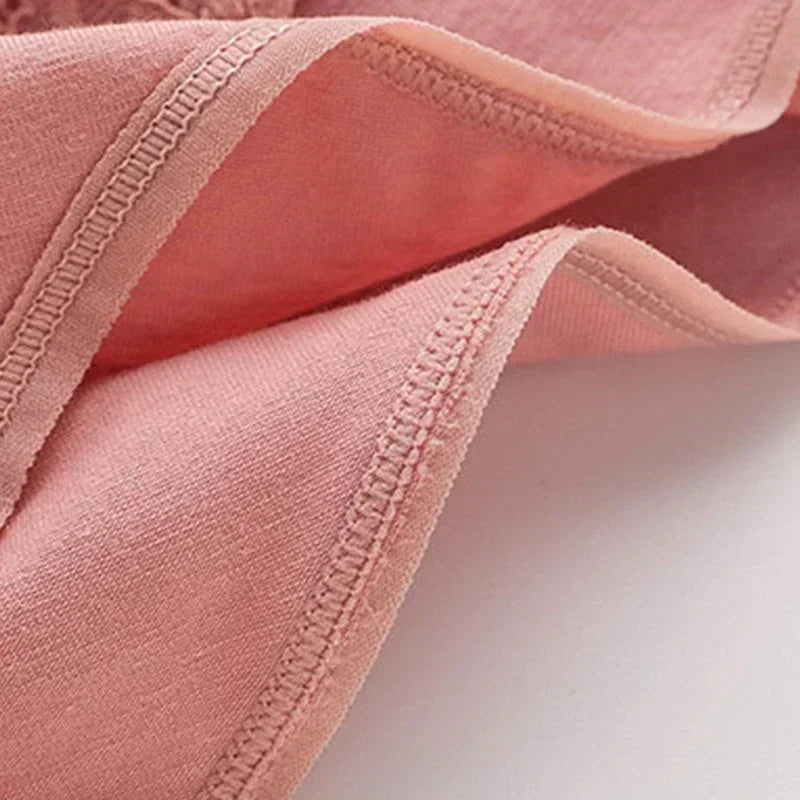 INTIMO SECRETS Women’s High-Waist Lace Cotton Panties – Comfortable & Sexy