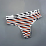 INTIMO SECRETS 3PCS Cotton Thongs – Soft Low-Rise G-String Underwear for Women