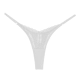 INTIMO SECRETS Women’s Sexy Lace Low-Rise Thong Panties