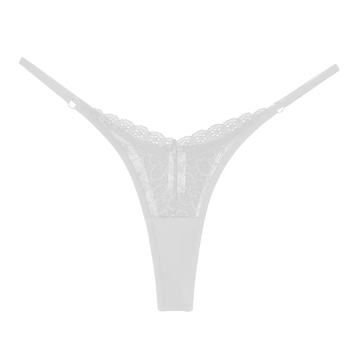 INTIMO SECRETS Women’s Sexy Lace Low-Rise Thong Panties