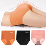 Ice Silk Seamless Briefs for Women High Waist Ultra-thin Sexy Panties Underwear Breathable Invisible Female Lingerie Underpants