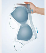 INTIMO SECRETS Ultra-Thin Seamless Padded Bra – Ice Silk, Push-Up, Small Chest