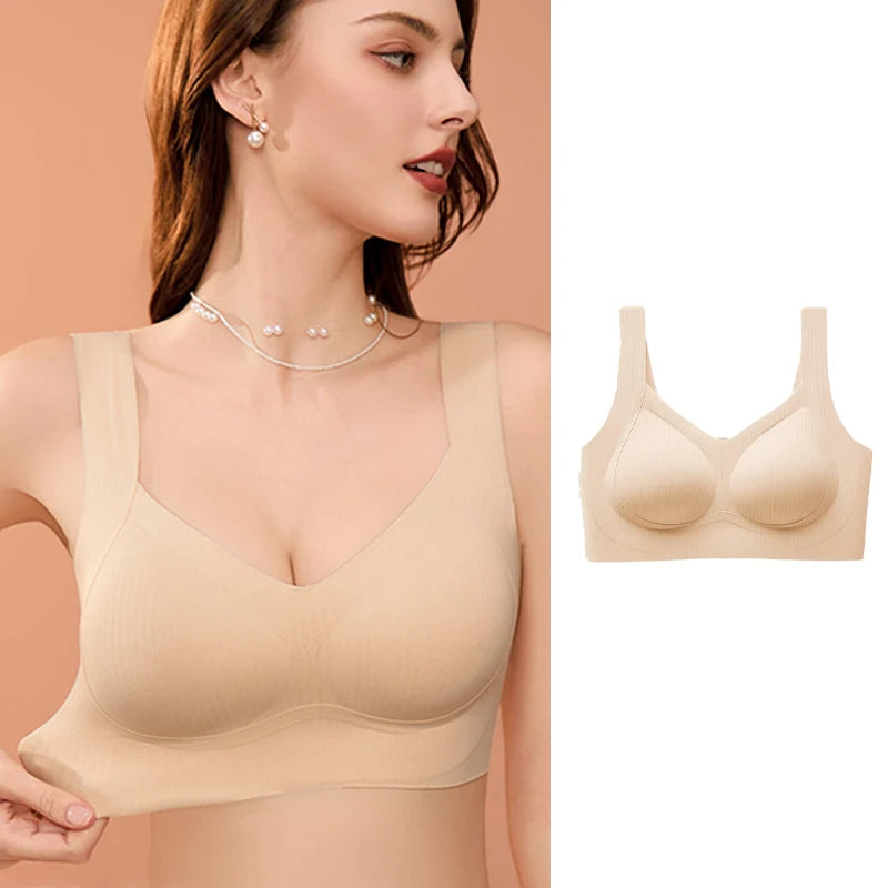 INTIMO SECRETS Soft Wireless Bra for Women