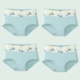 INTIMO SECRETS 4PCS High Waist Cotton Panties – Plus Size Women’s Lingerie