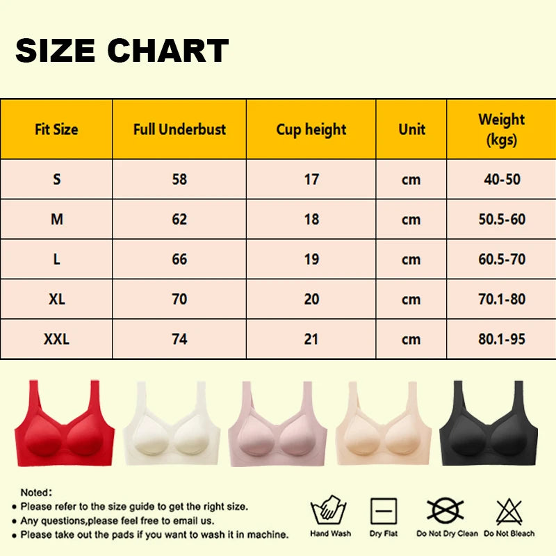 INTIMO SECRETS Soft Wireless Bra for Women
