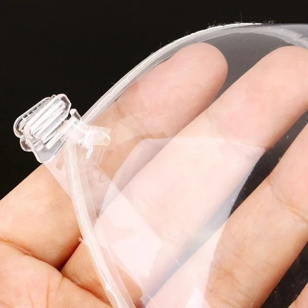 INTIMO SECRETS Women’s Transparent Push-Up Bra – Backless Invisible Bralette with Clear Straps