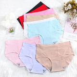 INTIMO SECRETS Plus Size Women’s Panties – Breathable Silk Satin 4PCS