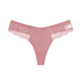 INTIMO SECRETS Cotton Lace G-String – Sexy Women’s Thong Panties S-XL