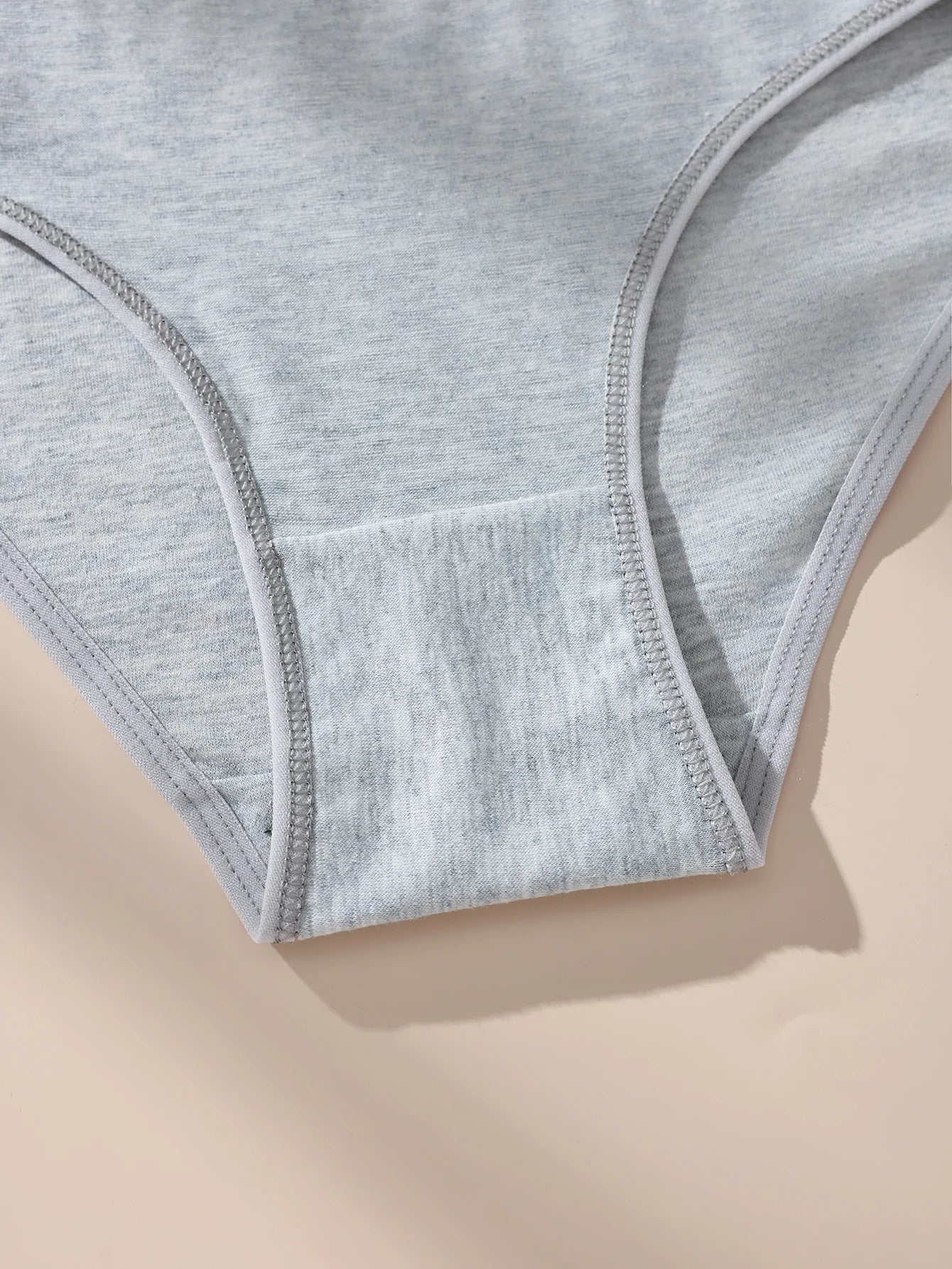 INTIMO SECRETS 7-Pack Women’s Low-Waist Cotton Panties with Letter Waistband