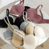 INTIMO SECRETS Women’s Lightweight Wireless Seamless Bra – Adjustable Straps