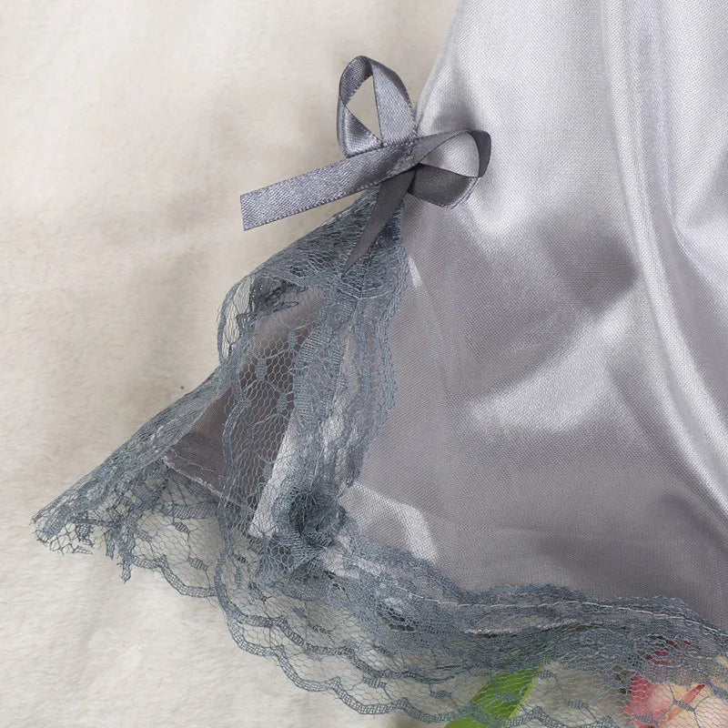 1PC Women's Sexy Sleep Suspenders V-neck Solid Color Comfortable Fashion Nightdress Sleepshirts Underwear Clothing