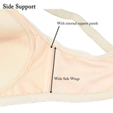 INTIMO SECRETS Plus Size Wireless Full-Coverage Bra – Soft & Breathable