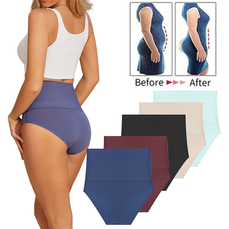 INTIMO SECRETS Anti-Bacterial High Waist Shapewear - Seamless Briefs