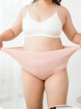INTIMO SECRETS 4PCS High Waist Cotton Panties – Plus Size Women’s Lingerie