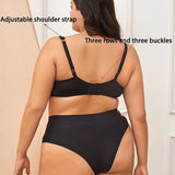 INTIMO SECRETS Plus Size Full Coverage Unlined Seamless Bra Wide Strap Wireless Push-Up