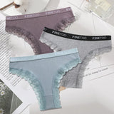 INTIMO SECRETS 3-Pack Cotton Brazilian Panties – Low Rise Plus Size Women