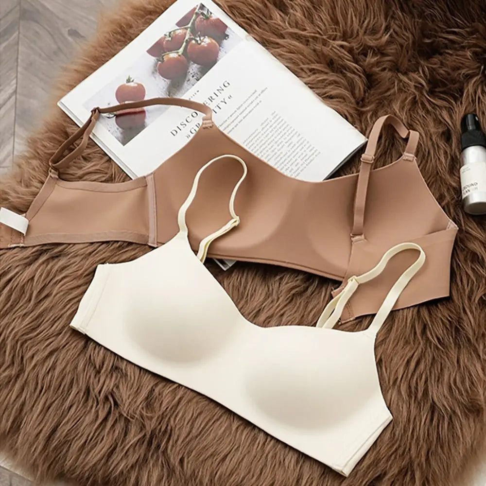 INTIMO SECRETS One-Piece Seamless Push Up Bra – Wireless Comfort Lingerie