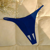 INTIMO SECRETS Ruffles Seamless Thong – Invisible T-Back Underwear for Women