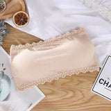 Sexy Strapless Lingerie for Women Tube Top Underwear Soild Color Seamless Invisible Bralette Female Backless Bras Crop Tank Top