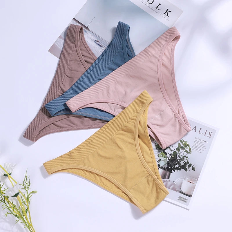 INTIMO SECRETS 7-Pack Women’s Seamless Thong & Brief Panties Set