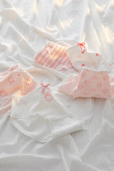 INTIMO SECRETS Women’s Cute Cartoon Fruit Cotton Seamless Panties – Strawberry Print