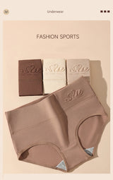 INTIMO SECRETS 4PCS High Waist Cotton Panties – Plus Size Women’s Lingerie 4XL