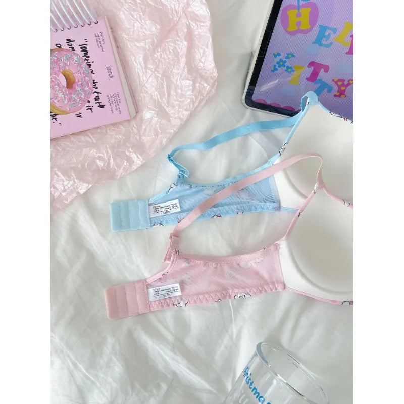 INTIMO SECRETS Hello Kitty Girls’ Cartoon Slimming Bra – Comfortable Active Underwear