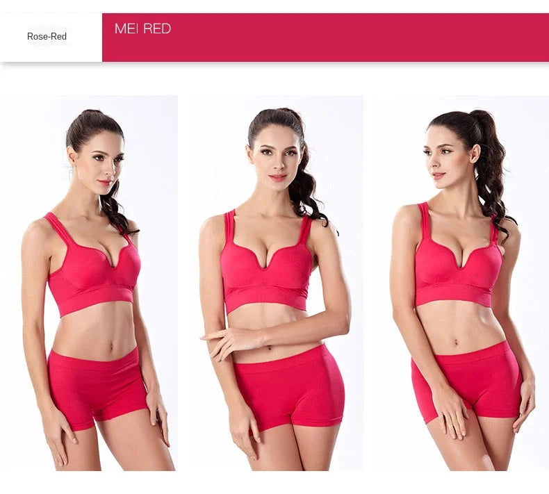 INTIMO SECRETS Women’s Yoga & Fitness Bra – 3D Cup, No Steel Ring