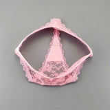 INTIMO SECRETS Plus Size Lace Cotton Thongs – Seamless T-Back G-String Underwear for Women 3PC