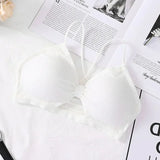 2023 sexy threaded sports yoga bra pure cotton sports bra fitness top bra breathable strap underwear bra pad wrap chest