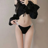 INTIMO SECRETS Rhinestone Letter G-String – Sexy Diamond Low-Rise Fitness Thong