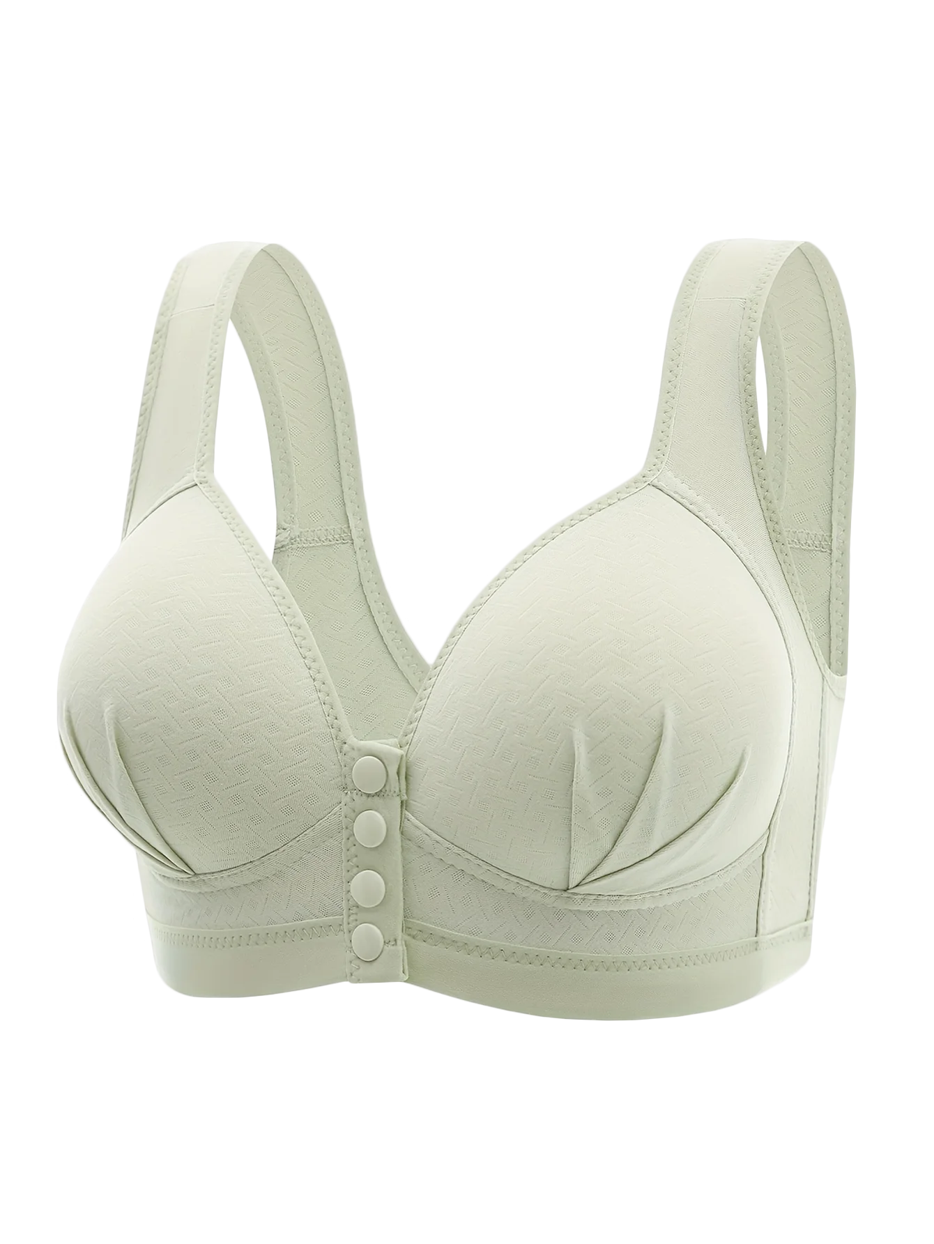 INTIMO SECRETS Comfortable Wireless Cotton Bra – Breathable Lightly Padded Floral