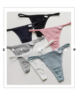 INTIMO SECRETS Cotton Thong – Sexy Low-Waist G-String Underwear for Women