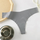 INTIMO SECRETS Ice Silk Thong – Sexy G-String, Low Waist, Seamless Comfort