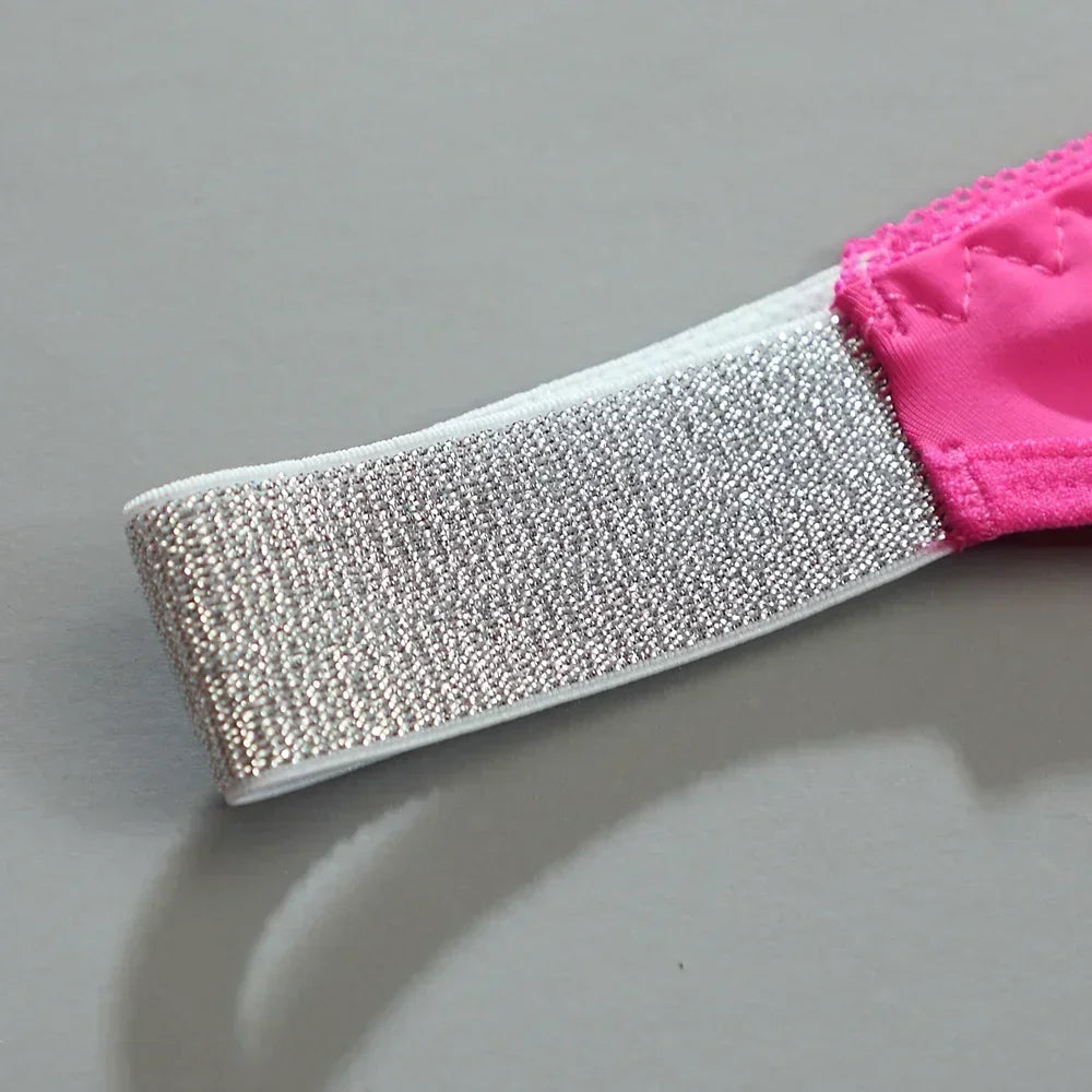 INTIMO SECRETS Rhinestone Letter G-String – Sexy Diamond Low-Rise Fitness Thong