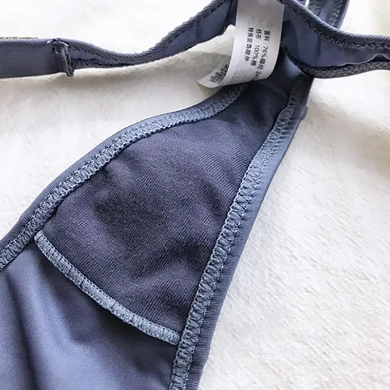 INTIMO SECRETS Sexy Rhinestone Low-Rise Thong for Women