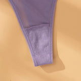 INTIMO SECRETS Transparent Mesh G-String – Soft Low-Rise Sexy Thong & Breathable Daily Lace Lingerie