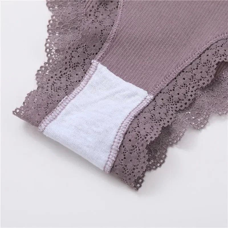 INTIMO SECRETS 3-Pack Cotton Brazilian Panties – Low Rise Plus Size Women