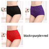 INTIMO SECRETS 3-Pack Plus Size Cotton Panties – High Waist Full Coverage