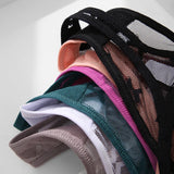 INTIMO SECRETS 2PCS Mesh Thongs – Transparent Seamless G-String Underwear for Women S-XL