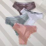 INTIMO SECRETS 3-Pack Cotton Brazilian Panties – Low Rise Plus Size Women
