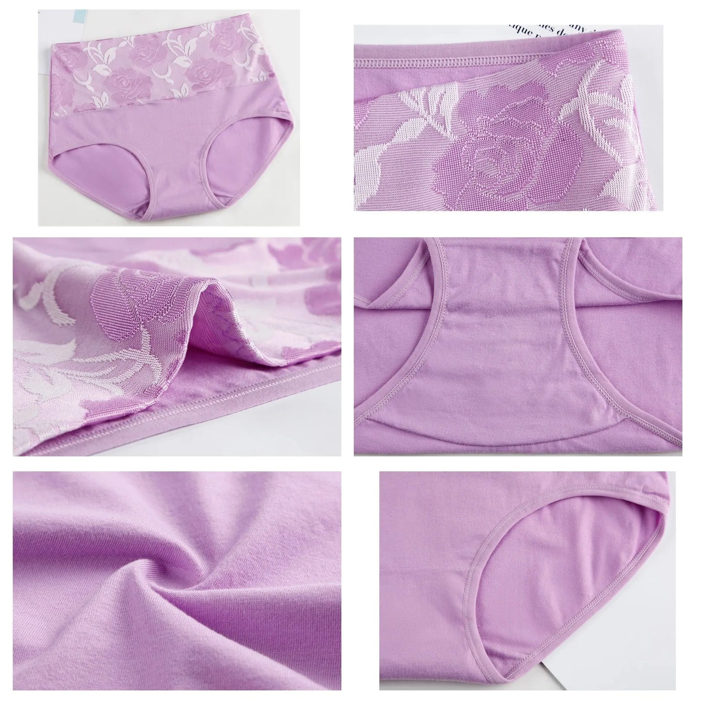 INTIMO SECRETS 3PCS High Waist Cotton Panties – Plus Size Women’s Lingerie