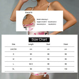 Ladies Sexy Sling Nightgown Nightdress Women's Sexy Lingerie Silk Satin Sleepwear Floral Pinting Nightwear Homewear Mini Dress