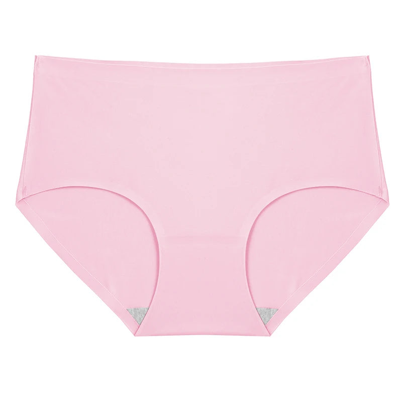 INTIMO SECRETS Plus Size Women’s Panties – Breathable Silk Satin 4PCS