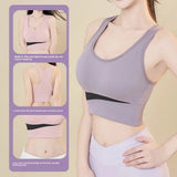 INTIMO SECRETS Women’s High-Impact Sports Bra – Large Size Wire-Free Yoga & Running Top